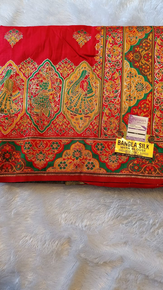 “Rangrekha Banarasi Zari Silk Saree”
